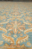 Load image into Gallery viewer, 9.1 x 11.6 Aqua Blue Zigler Chobi Handmade Peshawar Carpet #F-4254