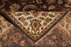 Load image into Gallery viewer, 6 x 9 Zigler Chobi Peshawar Hand-Knotted Rug Brown Ivory Green #B-73604