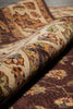 Load image into Gallery viewer, 6 x 9 Zigler Chobi Peshawar Hand-Knotted Rug Brown Ivory Green #B-73604