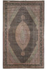 Load image into Gallery viewer, 12.5 x 19 Hand-Knotted Quality Wool and Silk Tabriz Mahi Rug Black