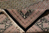 Load image into Gallery viewer, 12.5 x 19 Hand-Knotted Quality Wool and Silk Tabriz Mahi Rug Black #B-78935