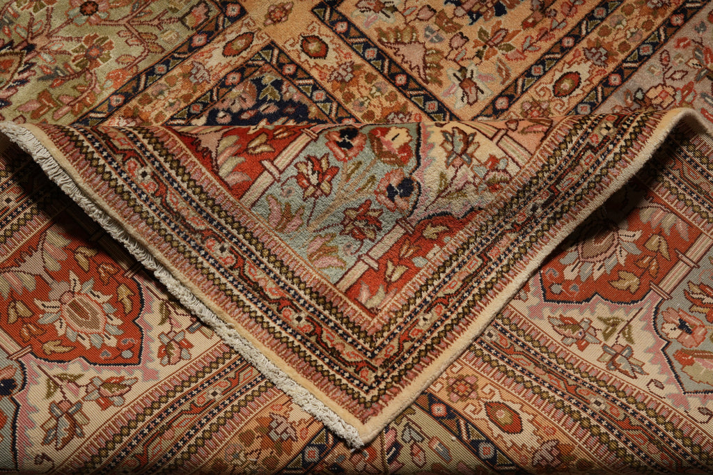 9.8 x 16 Authentic Persian Wool Tabriz Garden Rug #B-80571