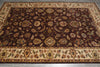 Load image into Gallery viewer, 6 x 9 Zigler Chobi Peshawar Hand-Knotted Rug Brown Ivory Green #B-73604