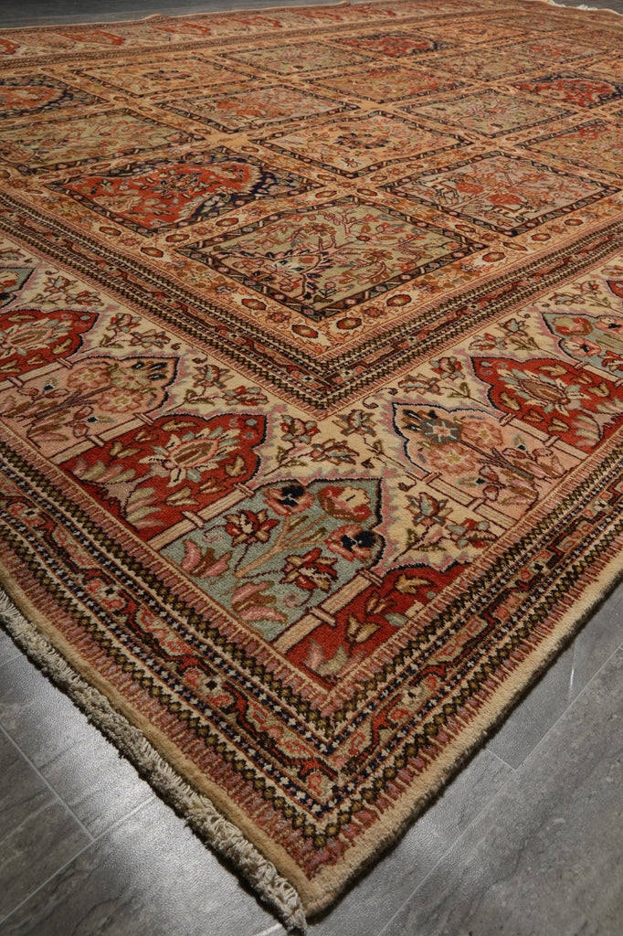 9.8 x 16 Authentic Persian Wool Tabriz Garden Rug #B-80571
