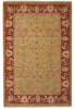 Load image into Gallery viewer, 6 x 9 New Zigler Chobi Peshawar Rug Gold Rust Imported Pakistan #B-73621