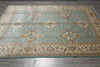 Load image into Gallery viewer, 9 x 12.3 Chobi Handmade Peshawar Carpet Aqua Teal Blue #F-4256
