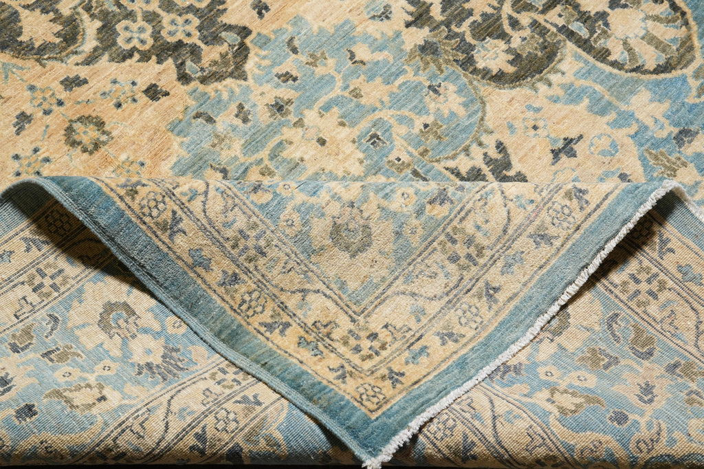 9 x 12.1 Quality Natural Wool Zigler Chobi Peshawar Rug #F-4257