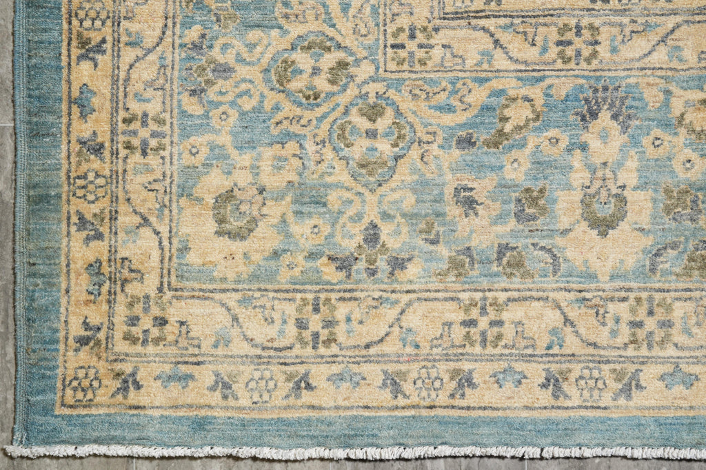 9 x 12.1 Quality Natural Wool Zigler Chobi Peshawar Rug #F-4257