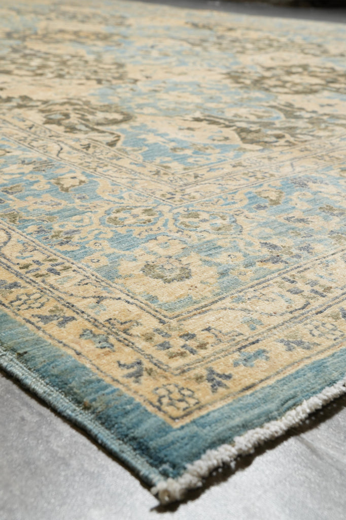 9 x 12.1 Quality Natural Wool Zigler Chobi Peshawar Rug #F-4257