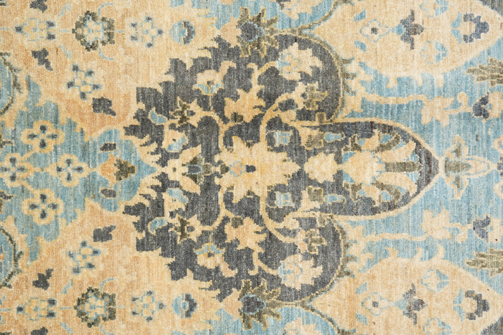 9 x 12.1 Quality Natural Wool Zigler Chobi Peshawar Rug #F-4257