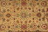 Load image into Gallery viewer, 6 x 9 New Zigler Agra Hand-Knotted Rug Nautral Wool Light Beige Gold #PIX-15593