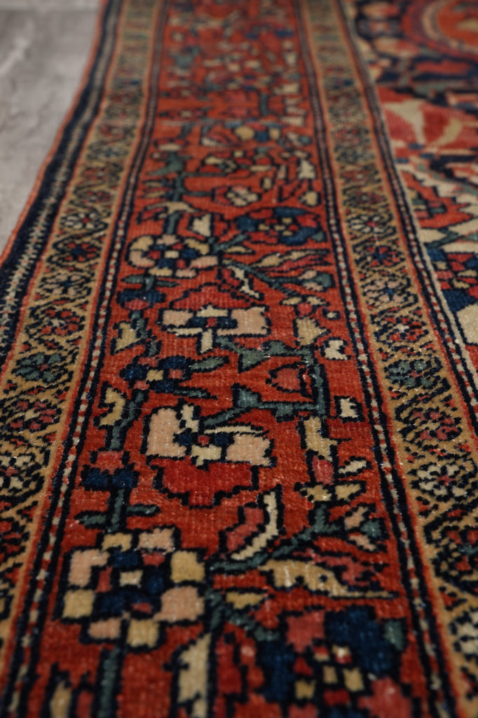 3.6 x 5 Antique Persian Sarouk Feraghan Rug 1930's #F-4512
