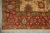 Load image into Gallery viewer, 6 x 9 New Zigler Agra Hand-Knotted Rug Nautral Wool Light Beige Gold #PIX-15593