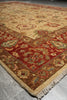 Load image into Gallery viewer, 6 x 9 New Zigler Agra Hand-Knotted Rug Nautral Wool Light Beige Gold #PIX-15593