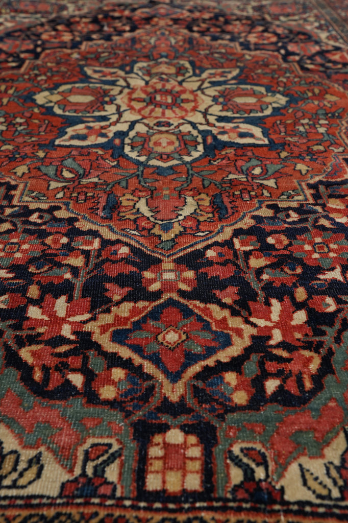 3.6 x 5 Antique Persian Sarouk Feraghan Rug 1930's #F-4512