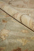 Load image into Gallery viewer, 10 x 26.3 Faded Olive Green Indian Oushak Super Large Runner Rug #PIX-16981