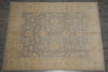 Load image into Gallery viewer, 8.11 x 11.8 Slate and Gold Chobi Zigler Handmade Pakistan Rug #F-4258