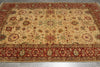 Load image into Gallery viewer, 6 x 9 New Zigler Agra Hand-Knotted Rug Nautral Wool Light Beige Gold #PIX-15593