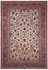 Load image into Gallery viewer, 12 x 17.7 Authentic Persian Esfahan Wool Rug 1970's Iran