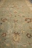 Load image into Gallery viewer, 10 x 26.3 Faded Olive Green Indian Oushak Super Large Runner Rug #PIX-16981