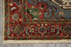 Load image into Gallery viewer, Decorative rug with intricate patterns on a gray floor