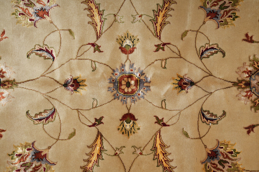 10 x 15.6 Fine Quality Large Wool & Silk Rug #PIX-17209