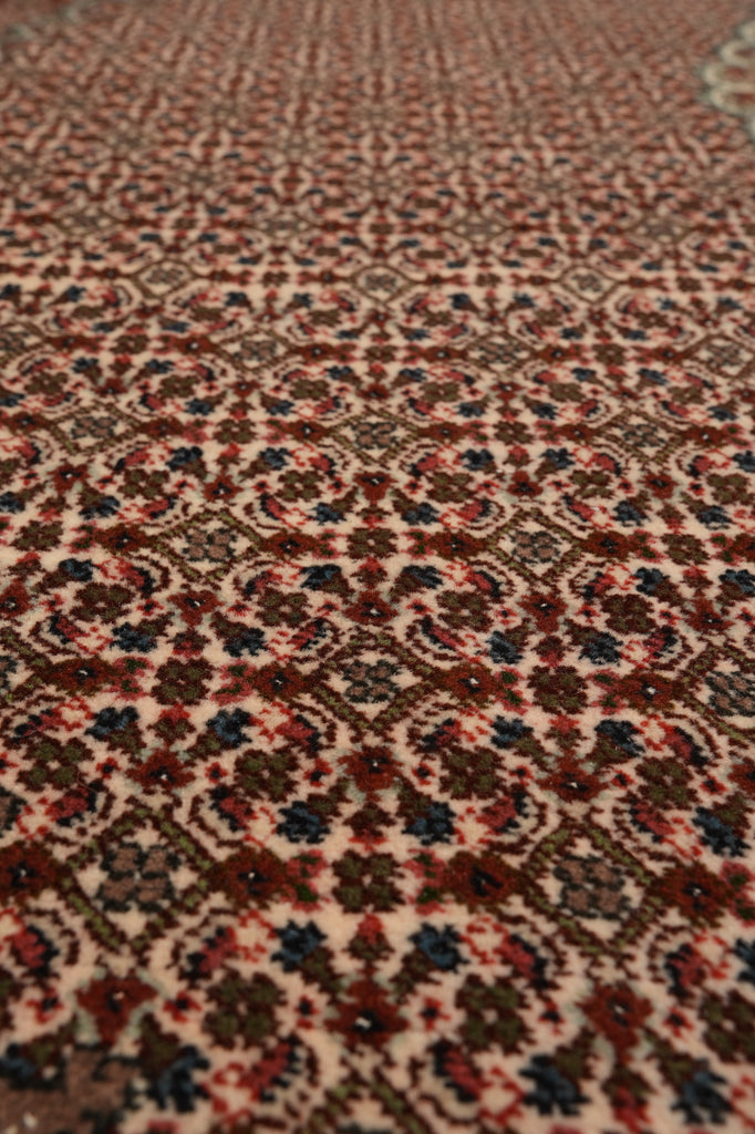 11.4 x 16.6 Authentic Persian Tabriz Mahi Rug Wool and Silk 400 Kpsi Iran Sale #PIX-779