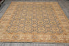 Load image into Gallery viewer, 9.2 x 11.8 Detailed Neutral Chobi Peshawar Rug #F-4259