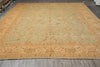 Load image into Gallery viewer, 13.1 x 16.6 Quality Hand-Knotted Chobi Peshawar Zigler Rug Green Gold Sale Clearance #PIX-15435