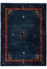 Load image into Gallery viewer, 9 x 11.6 Antique Art Deco Bejing Rug Blue #PIX-22337