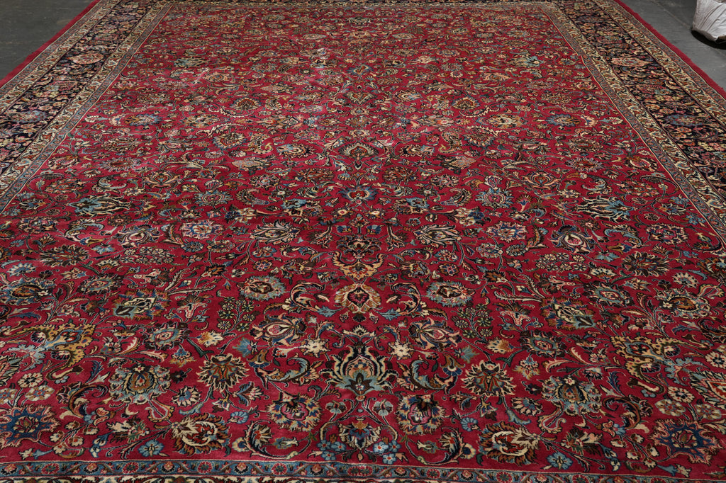 12.9 x 19 Authentic Persian High Wool Quality Rug Iran #PIX-5820
