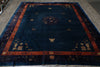 Load image into Gallery viewer, 9 x 11.6 Antique Art Deco Bejing Rug Blue #PIX-22337