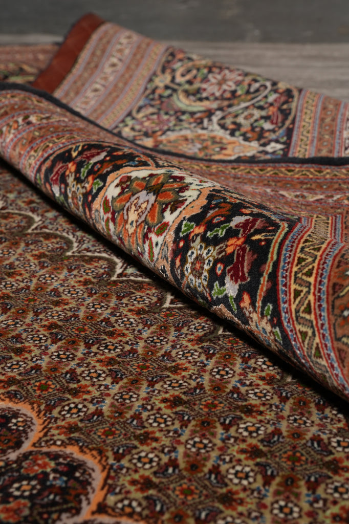 11.6 x 16.6 High Quality Persian Tabriz Mahi Wool and Silk 400 Kpsi Sale #PIX-699
