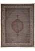 Load image into Gallery viewer, 13 x 16.8 Authentic Persian Tabriz Mahi Rug Wool and Silk 400 Kpsi Iran