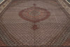 Load image into Gallery viewer, 13 x 16.8 Authentic Persian Tabriz Mahi Rug Wool and Silk 400 Kpsi Iran #PIX-664