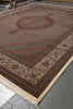 Load image into Gallery viewer, 13 x 16.8 Authentic Persian Tabriz Mahi Rug Wool and Silk 400 Kpsi Iran #PIX-664