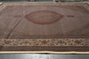 Load image into Gallery viewer, 13 x 16.8 Authentic Persian Tabriz Mahi Rug Wool and Silk 400 Kpsi Iran #PIX-664