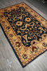 Load image into Gallery viewer, Decorative rug with intricate patterns on a wooden floor
