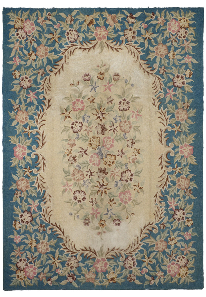 8.6 x 12 Estate Hooked European Rug #PIX-270