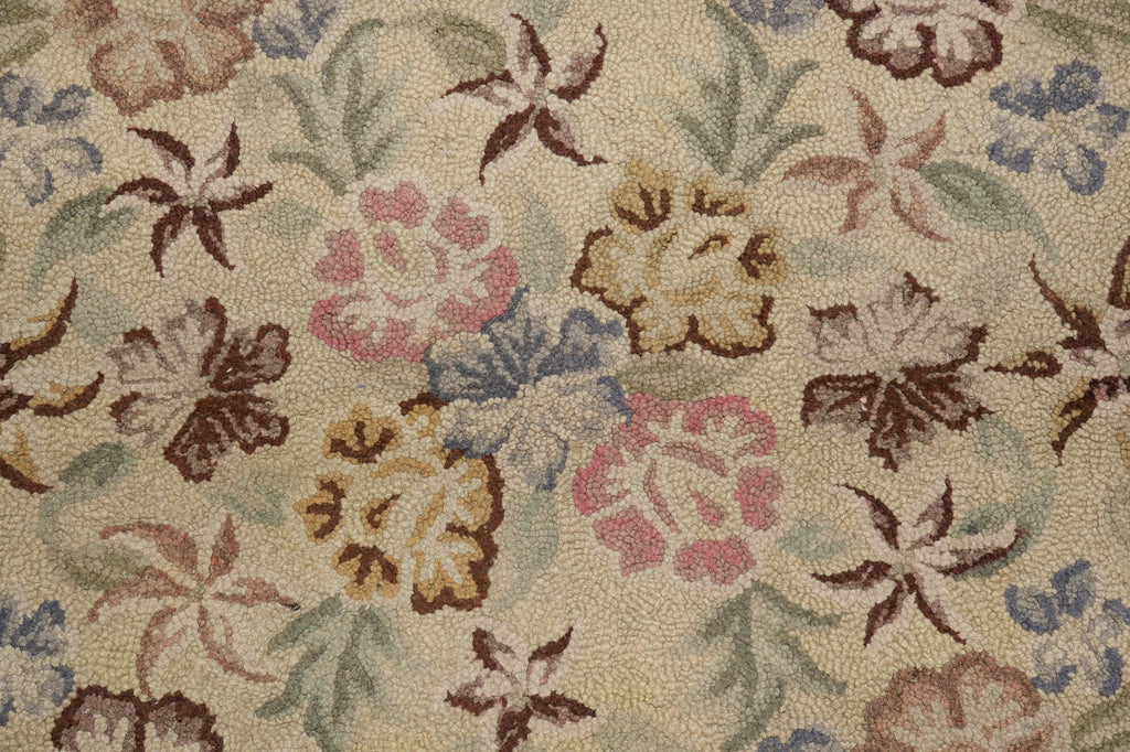 8.6 x 12 Estate Hooked European Rug #PIX-270
