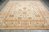 Load image into Gallery viewer, 10 x 14 New Handmade Quality Agra TRANSITIONAL Rug Beige Gold  #F-4263