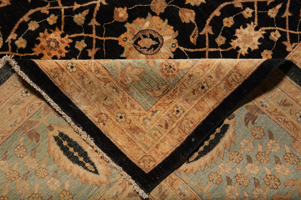 13.11 x 17 Quality Wool Hand-Knotted Chobi Peshawar Rug #PIX-15429