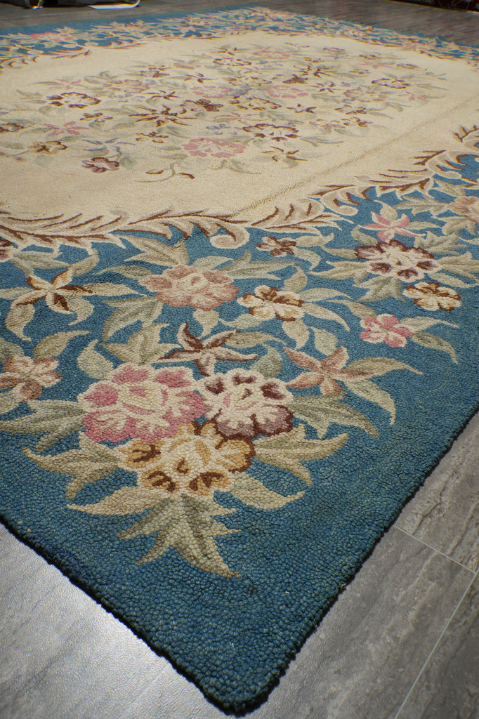 8.6 x 12 Estate Hooked European Rug #PIX-270
