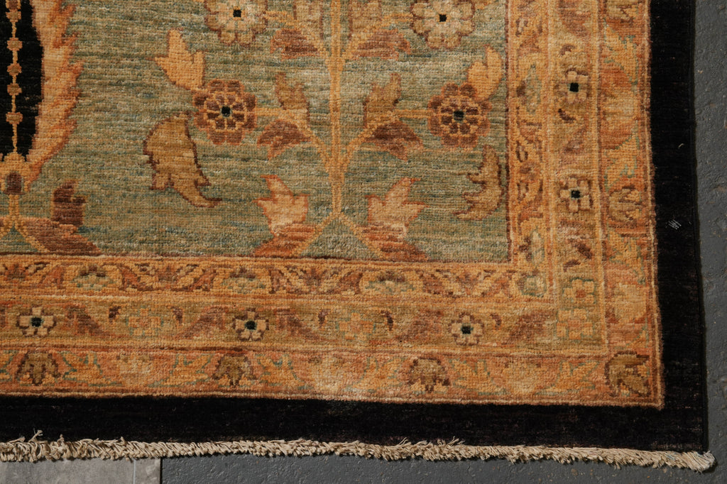 13.11 x 17 Quality Wool Hand-Knotted Chobi Peshawar Rug #PIX-15429