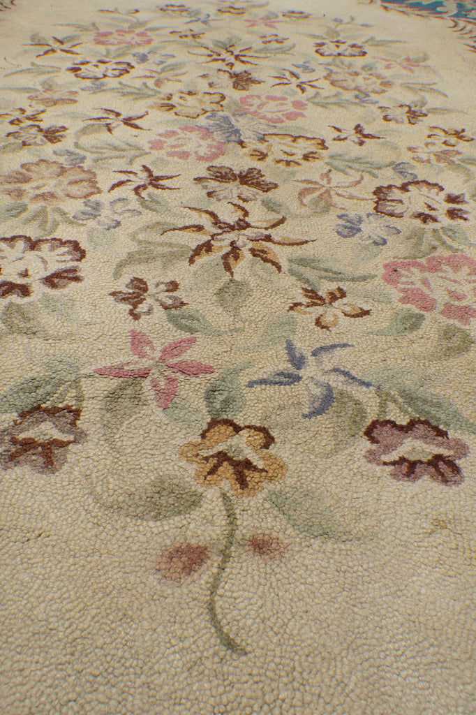 8.6 x 12 Estate Hooked European Rug #PIX-270