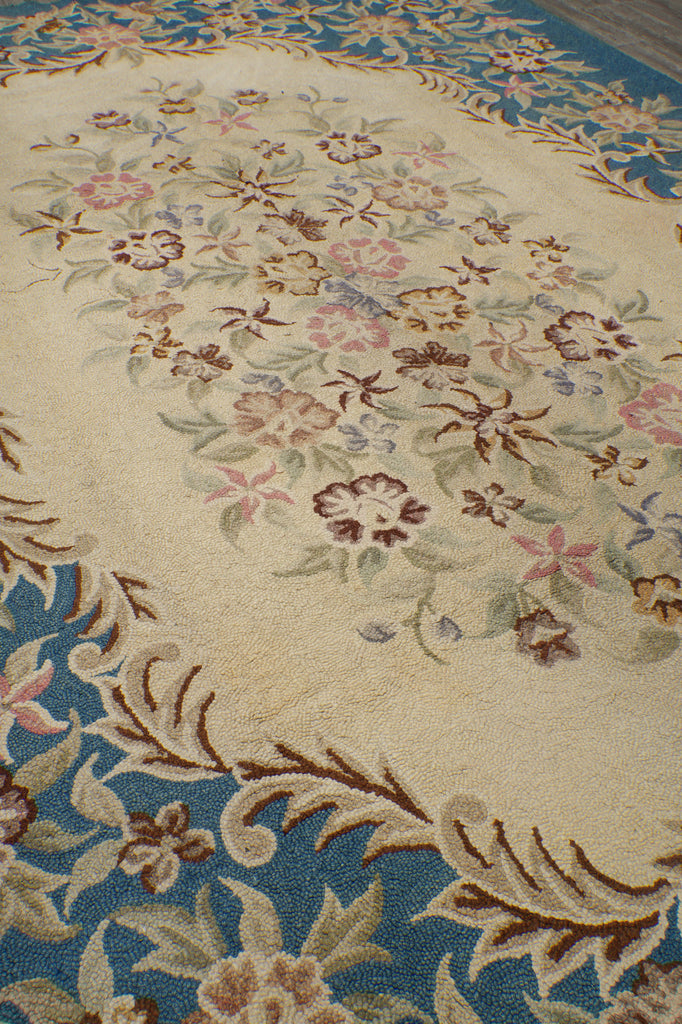 8.6 x 12 Estate Hooked European Rug #PIX-270