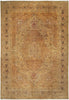 Load image into Gallery viewer, 9.10 x 13.10 High Quality Handmade Agra Rug Reproduction of Haji Jalili  Warm Goldish Colors