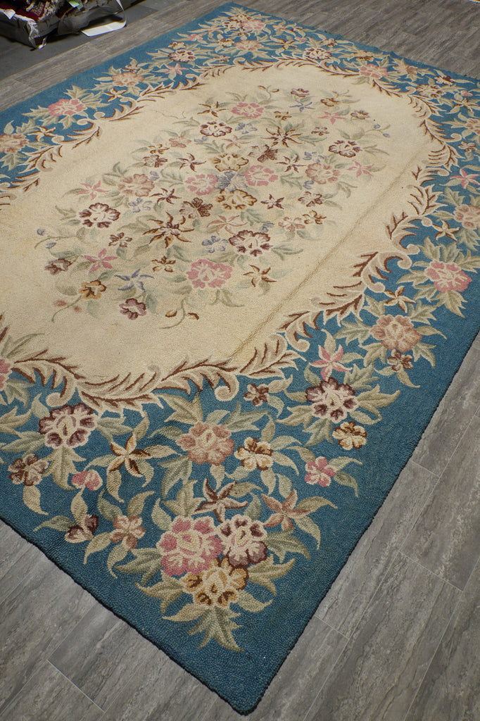 8.6 x 12 Estate Hooked European Rug #PIX-270