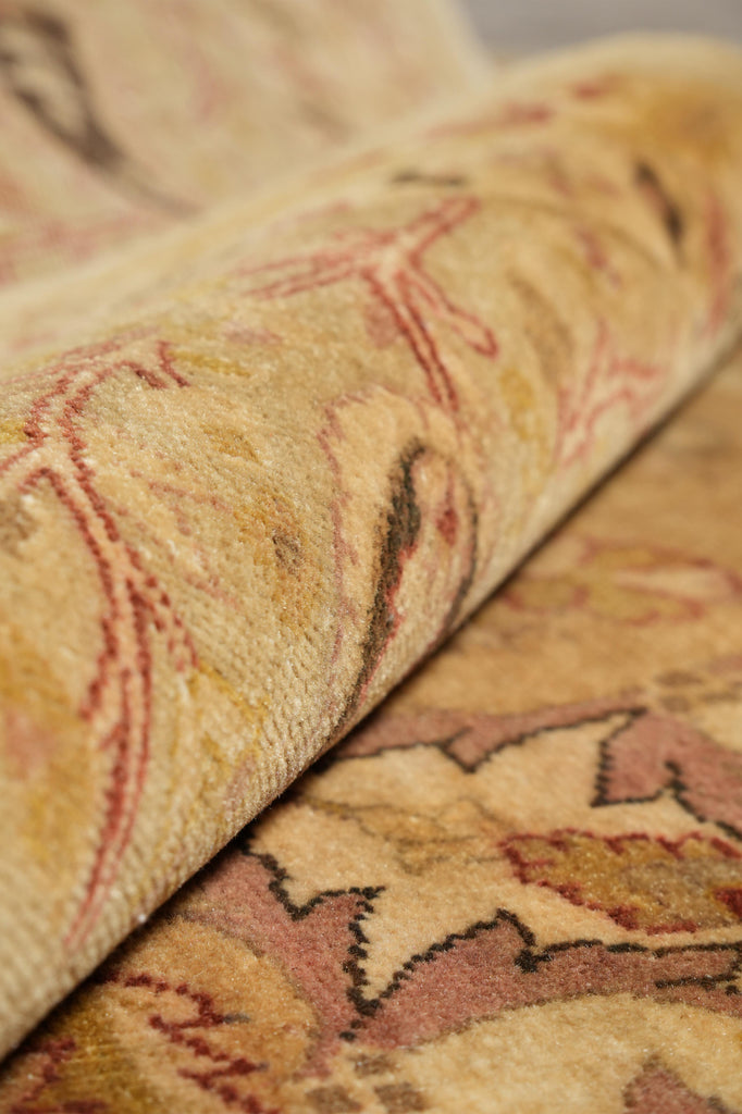 10 x 14 High Quality Handmade Agra Rug Reproduction of Haji Jalili  Warm Goldish Colors #F-4264
