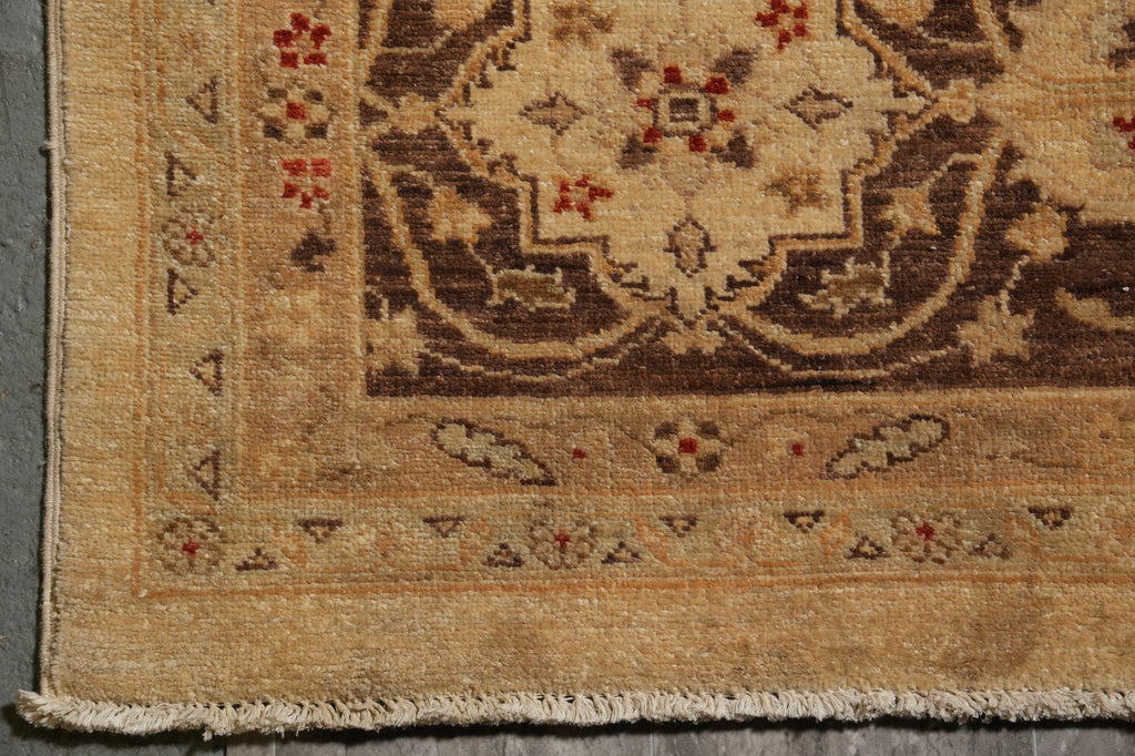 12 x 14.9 Chobi Peshawar Quality Rug Beige Brown Sale #PIX-11727